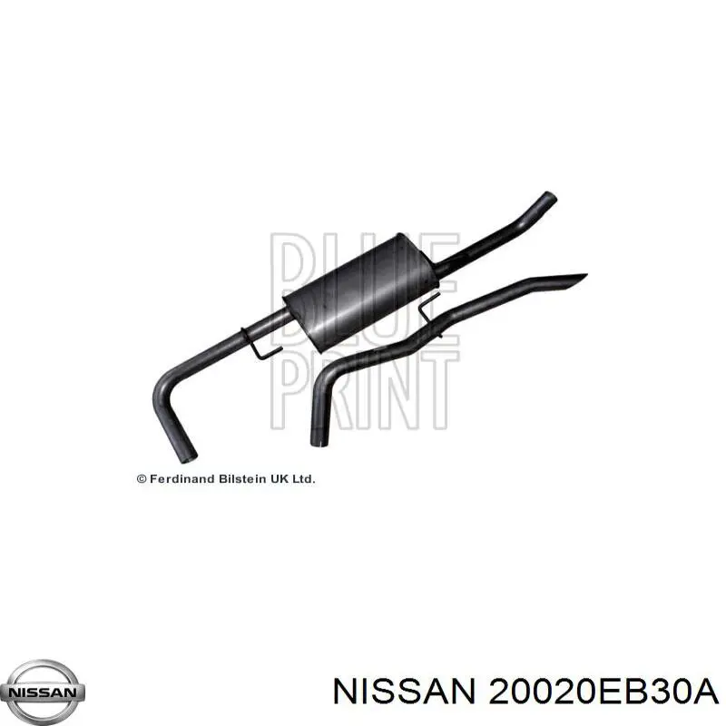 Глушник, передня частина 20020EB30A Nissan/Infiniti