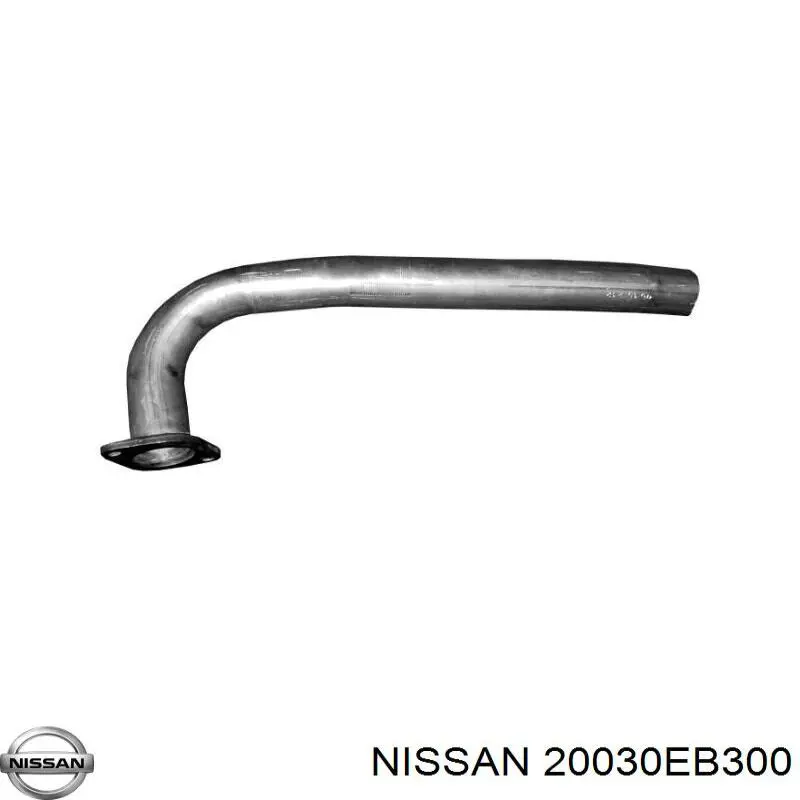 Труба вихлопна, від каталізатора до глушника Nissan Pathfinder (R51M) (Нісан Патфайндер)