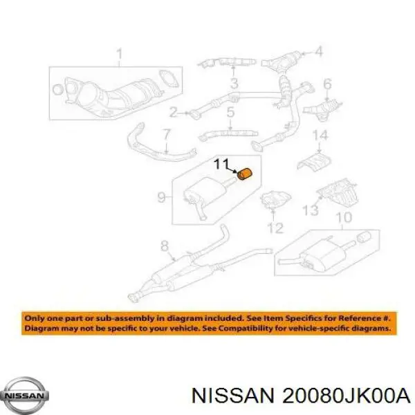  20080JK00A Nissan