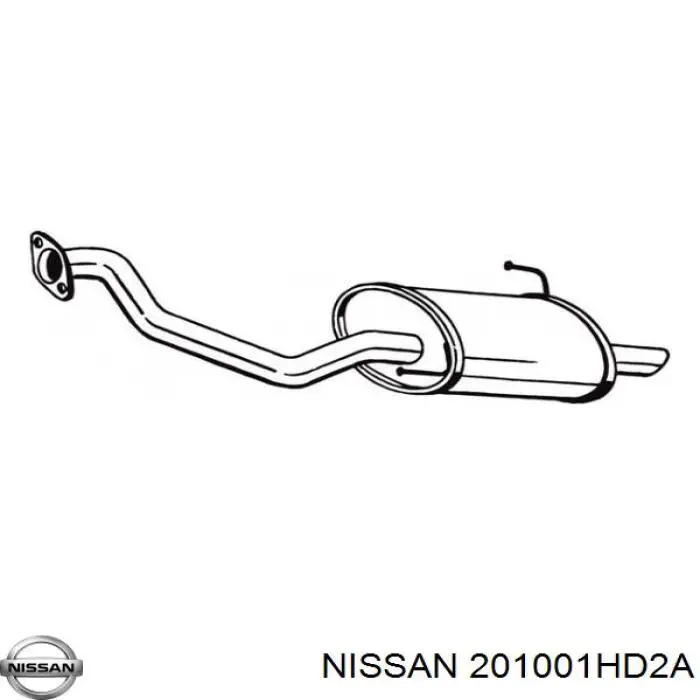 Купити 201001HD2A Nissan/Infiniti Вихлоп