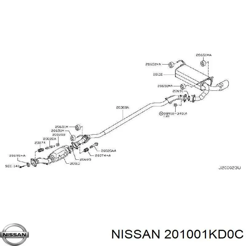  201001KD0A Nissan