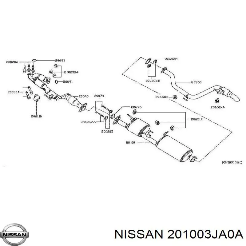  Nissan/Infiniti 201003JA0A ціна, від 62.06 USD