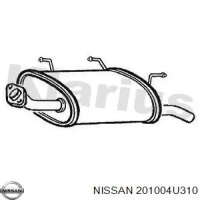 Вихлопна труба Nissan/Infiniti 201004U310 ціна, від 46.81 USD