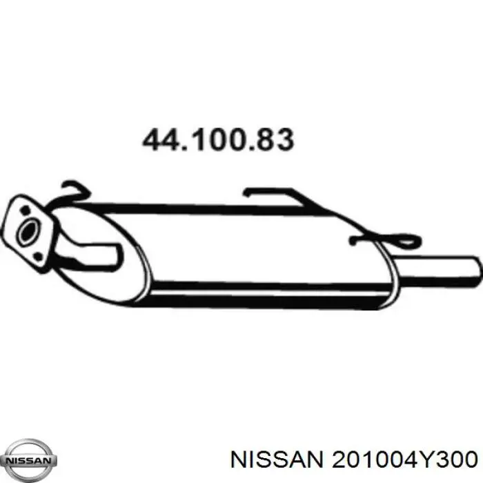 Вихлоп Nissan/Infiniti 201004Y30A ціна, від 25.40 USD