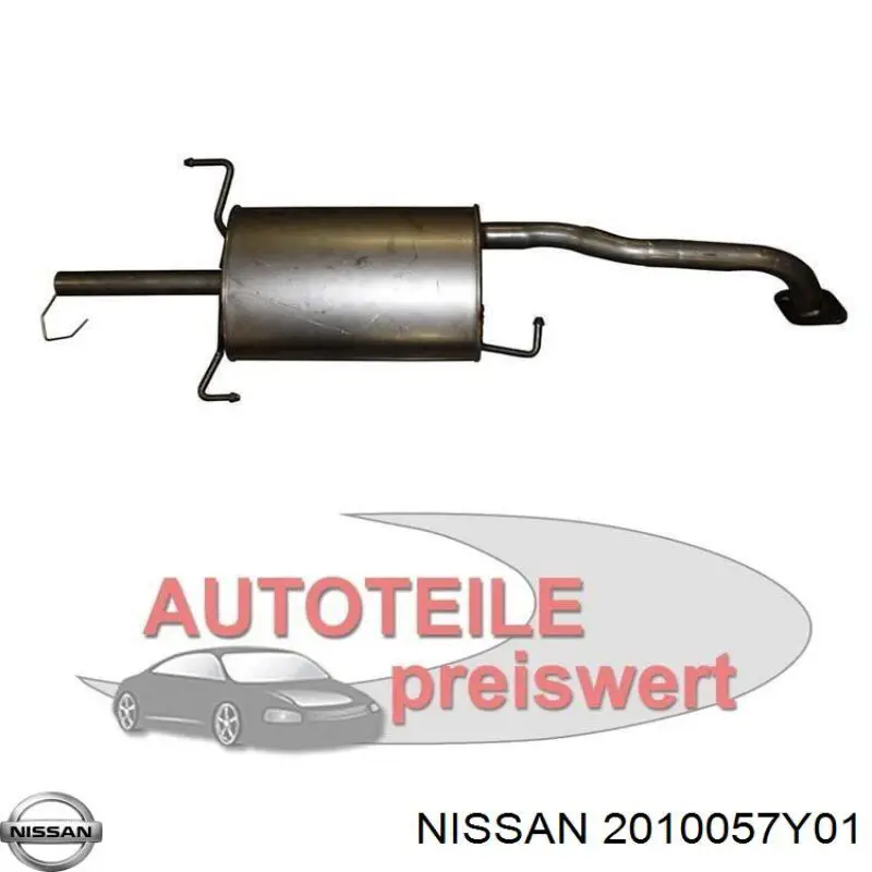 2010057Y01 Nissan/Infiniti Глушник, задня частина