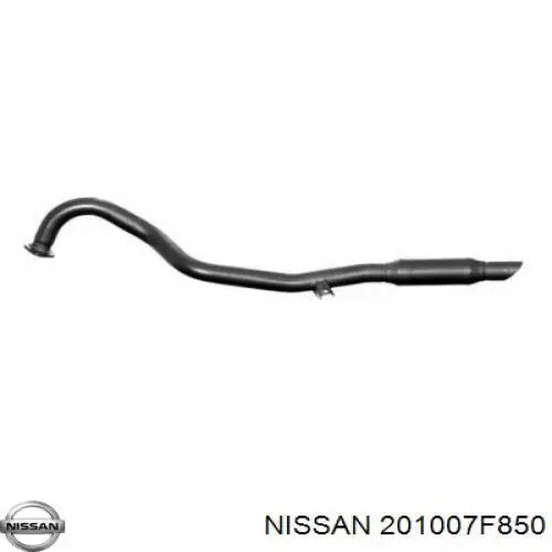 Глушник, центральна частина Nissan Terrano 2 (R20) (Нісан Террано)