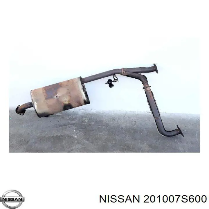 Глушник, центральна частина 201007S600 Nissan/Infiniti
