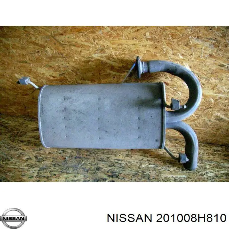 201008H810 Nissan/Infiniti Глушилка задня