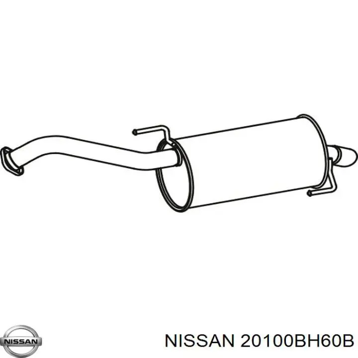 Вихлопна труба Nissan/Infiniti 20100BH60B ціна, від 38.40 USD