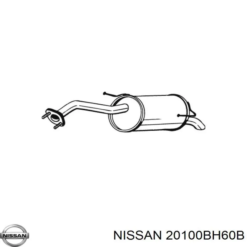 Купити 20100BH60B Nissan/Infiniti Вихлоп