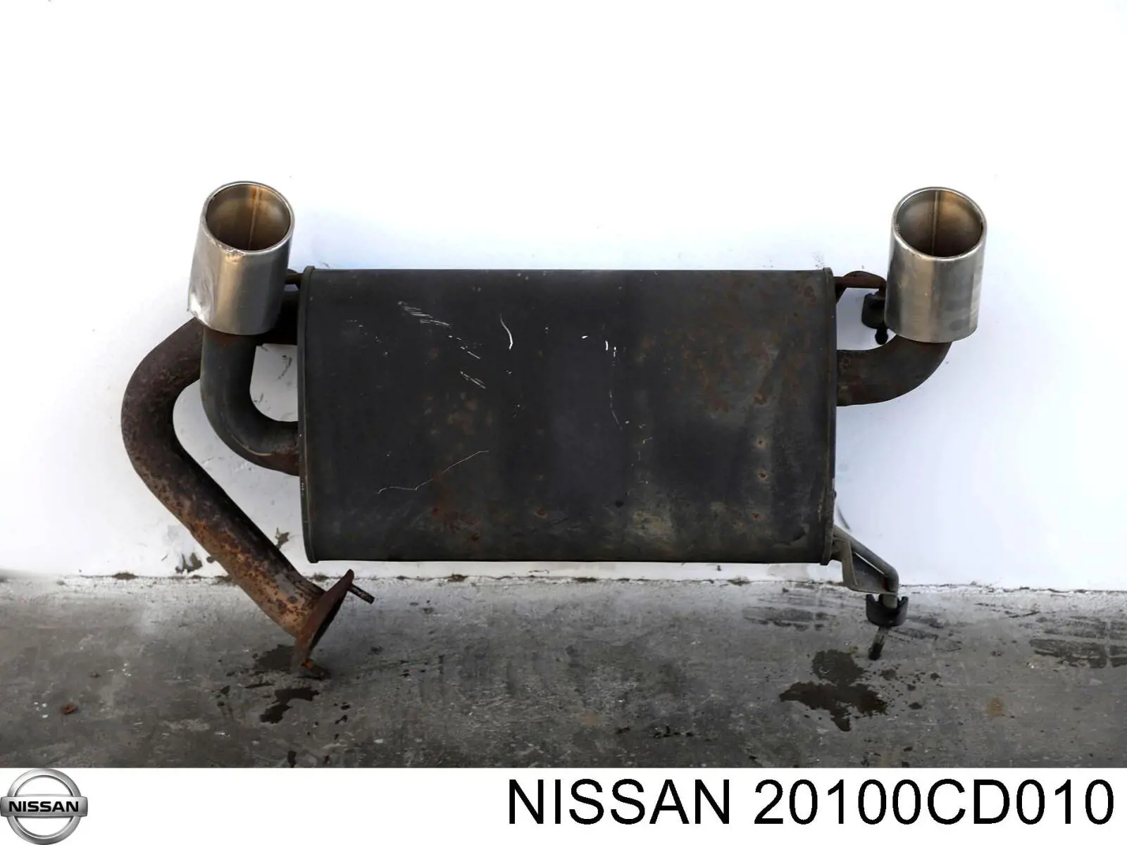 20100CD010 Nissan/Infiniti Глушник, задня частина