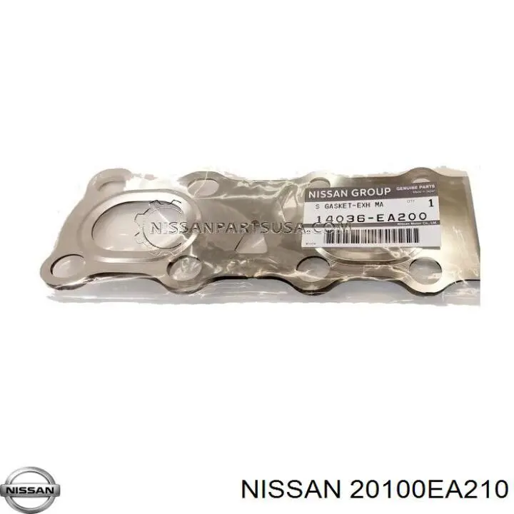 20100ZL00A Nissan/Infiniti Середній глушник
