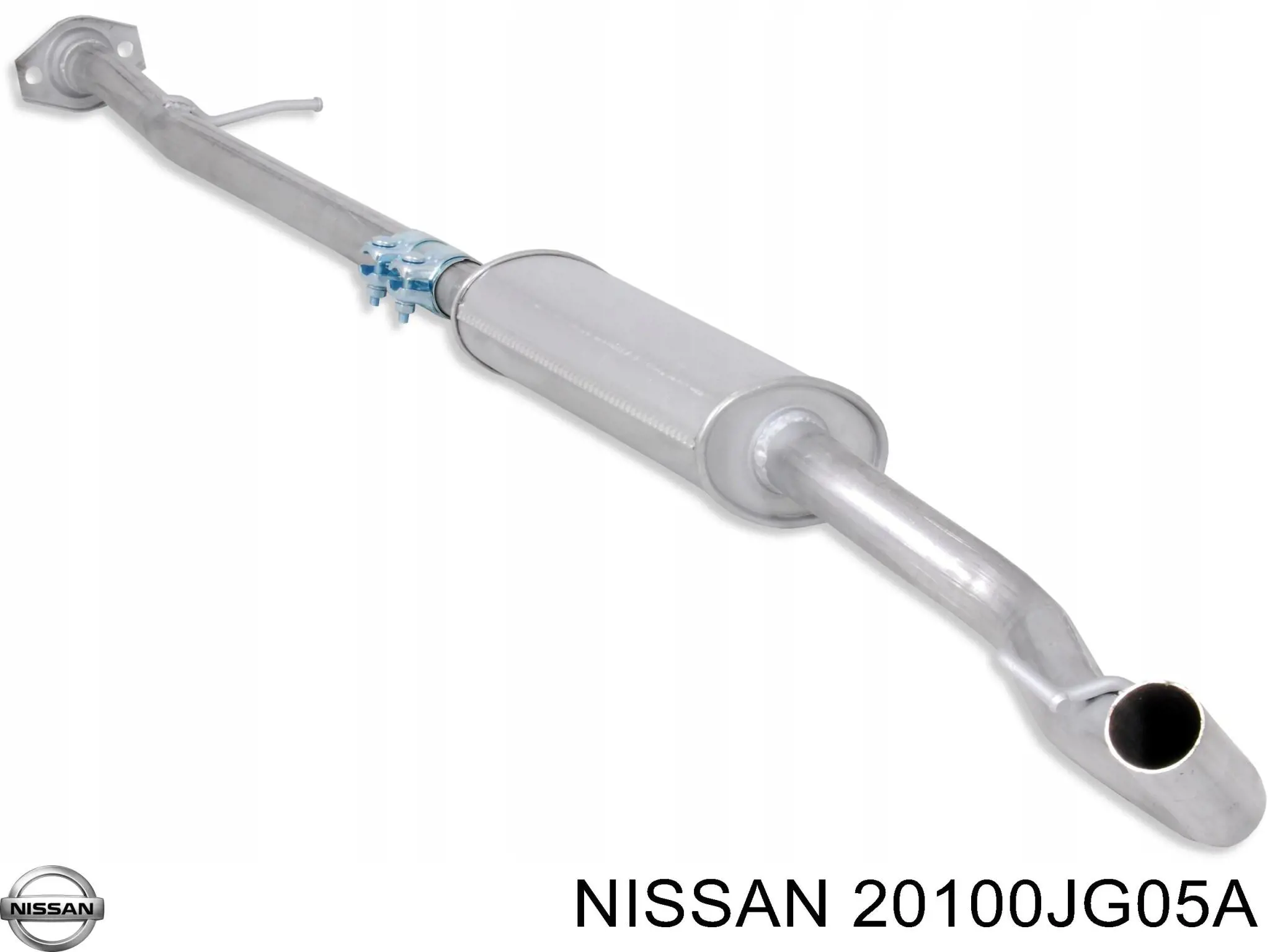 20100JG01A Nissan глушник, середня і задня частина