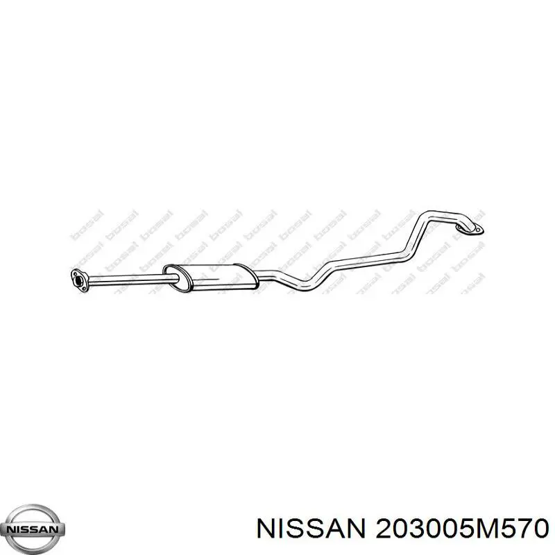 Купити 203005M570 Nissan/Infiniti Вихлоп