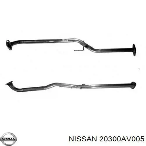 Глушник, центральна частина 20300AV005 Nissan/Infiniti