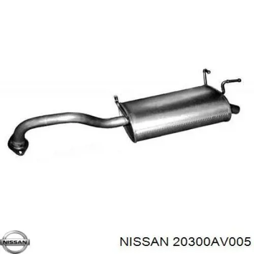 Купити 20300AV005 Nissan/Infiniti Вихлоп