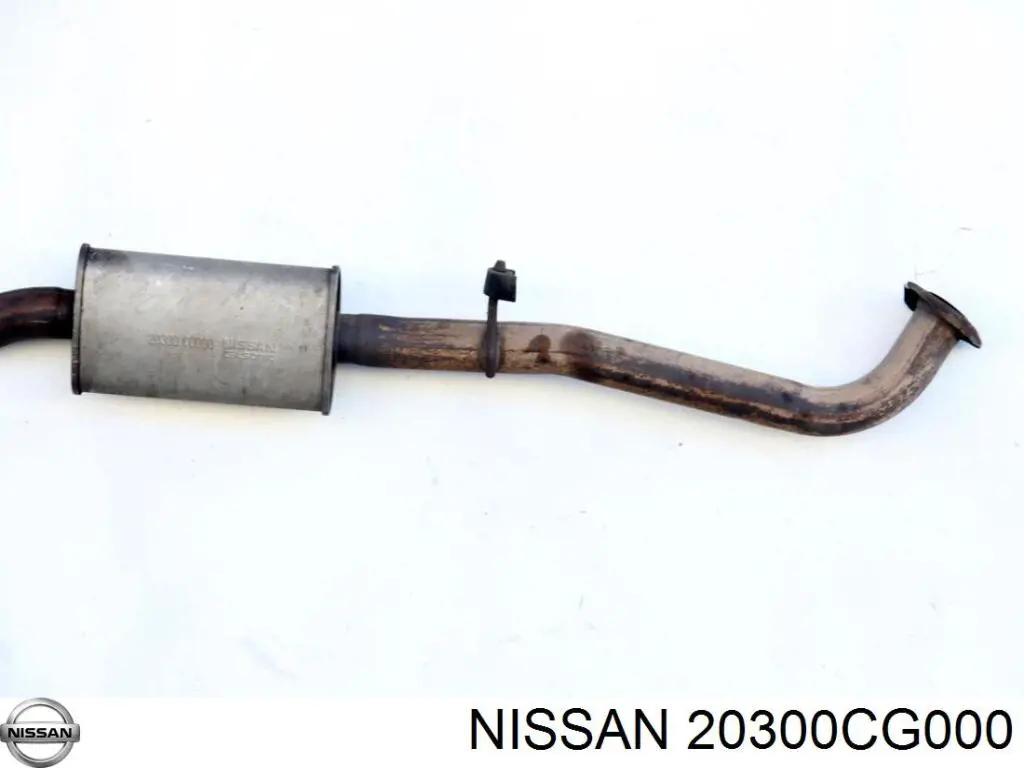 20300CG000 Nissan глушник, центральна частина