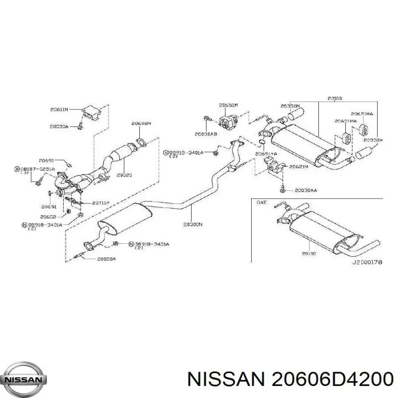 20606D4200 Nissan/Infiniti 