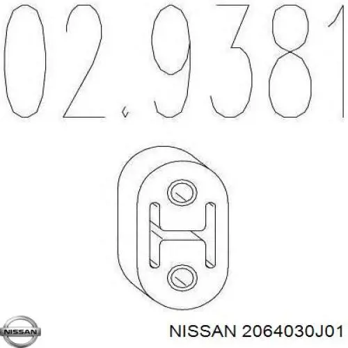  2064030J01 Nissan