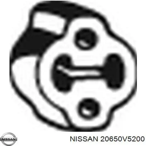 20650V5200 Nissan подушка кріплення глушника