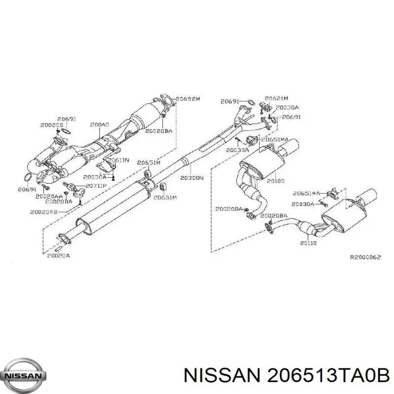  Nissan/Infiniti 206513TA0B ціна, від 29.13 USD