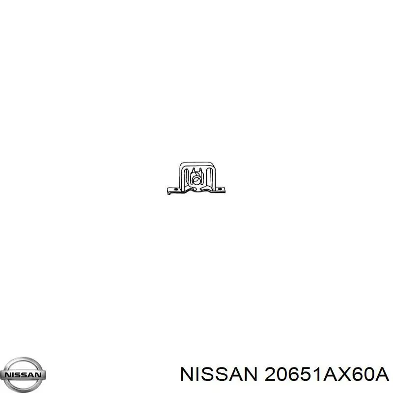 Подушка кріплення глушника 20651AX60A NISSAN