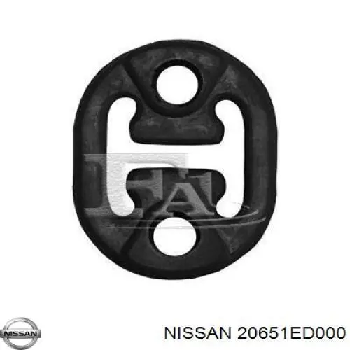20651ED000 Nissan подушка кріплення глушника