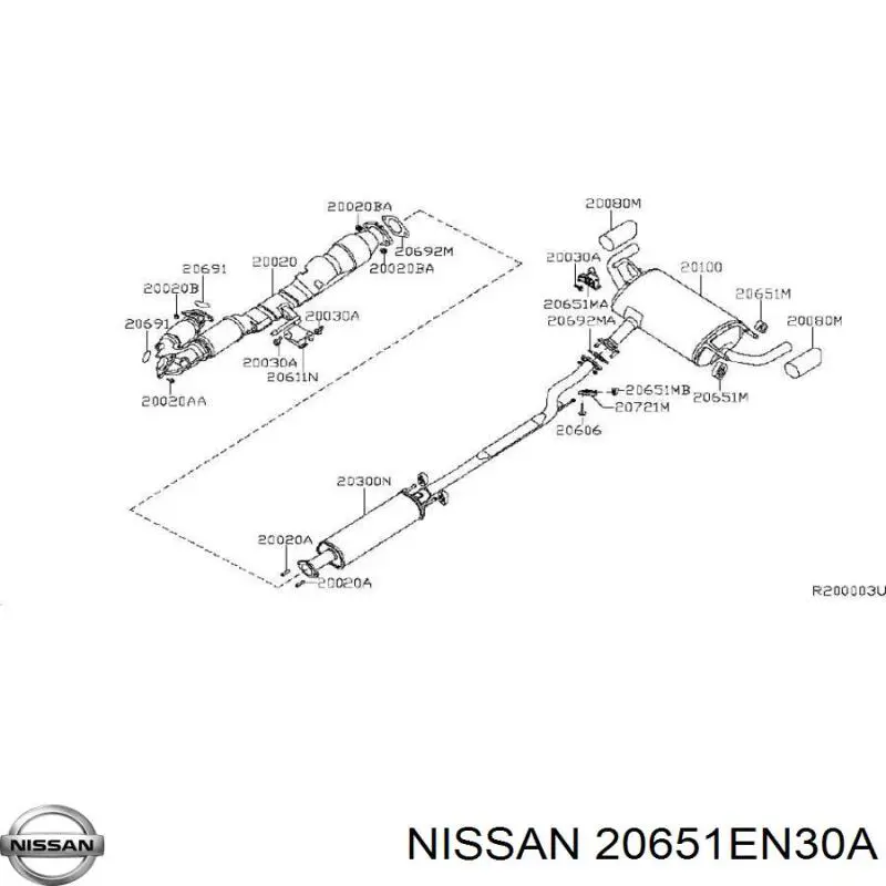  20651EN30A Nissan