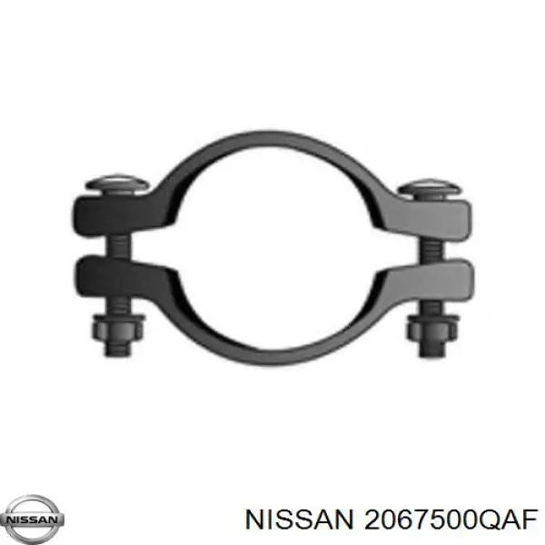 Монтажні елементи передні випускної системи 2067500QAF NISSAN