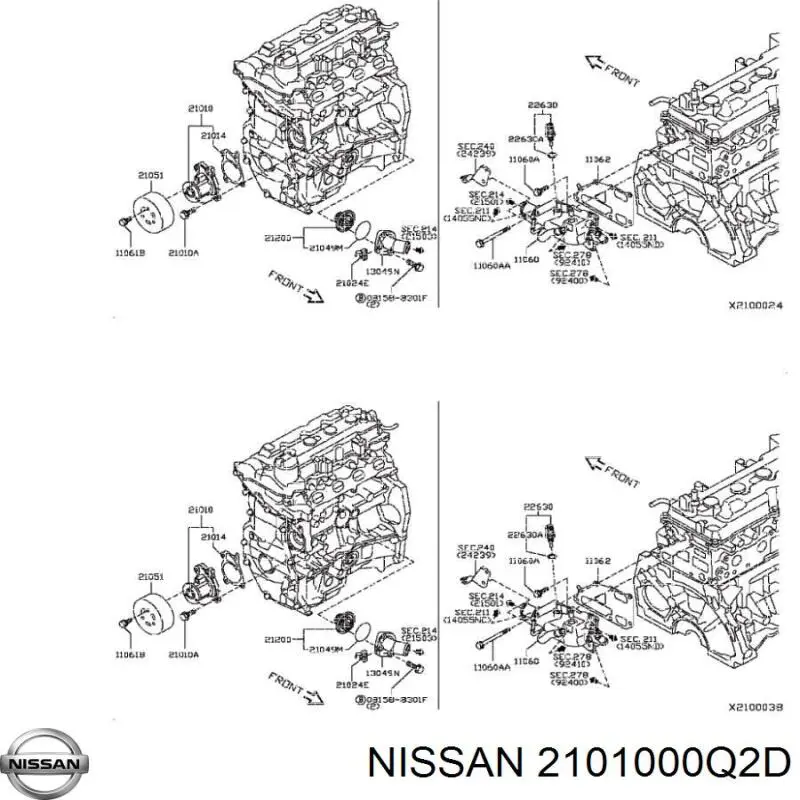  2101000Q2D Nissan