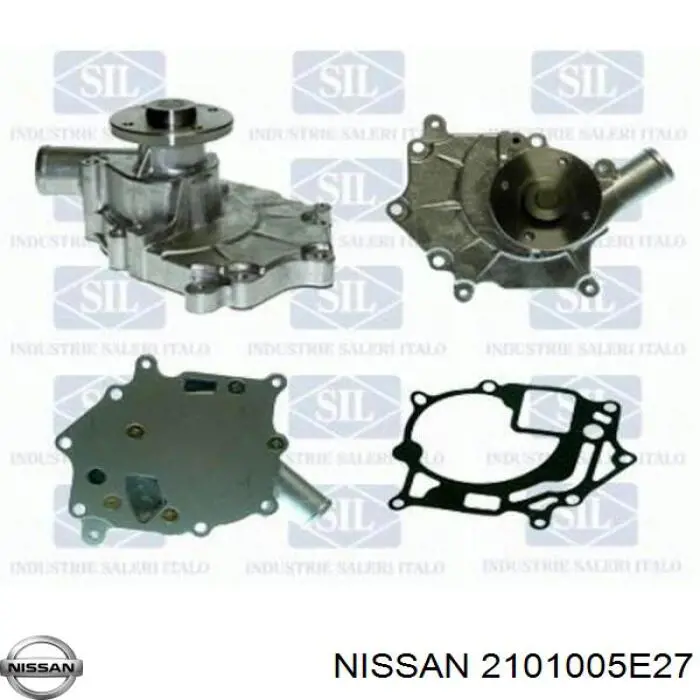 Помпа охолодження Nissan/Infiniti 2101005E27 ціна, від 51.66 USD