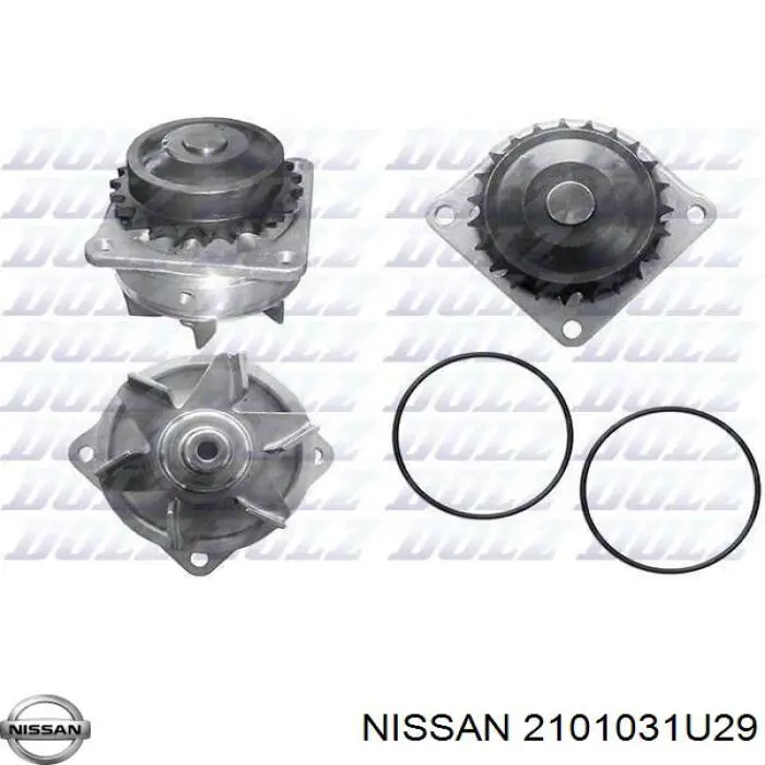 Купити 2101031U29 Nissan/Infiniti Насос охолоджуючої рідини