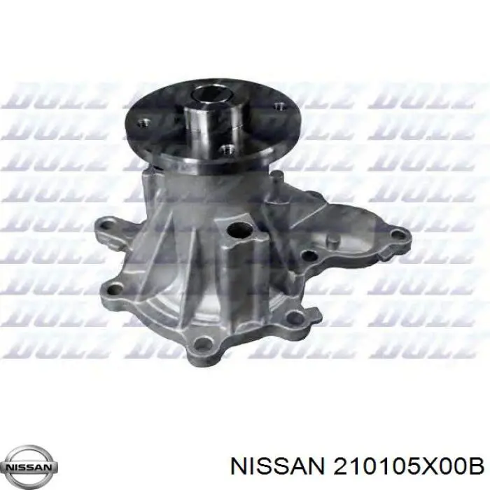 Помпа водяна, (насос) охолодження 210105X00B Nissan