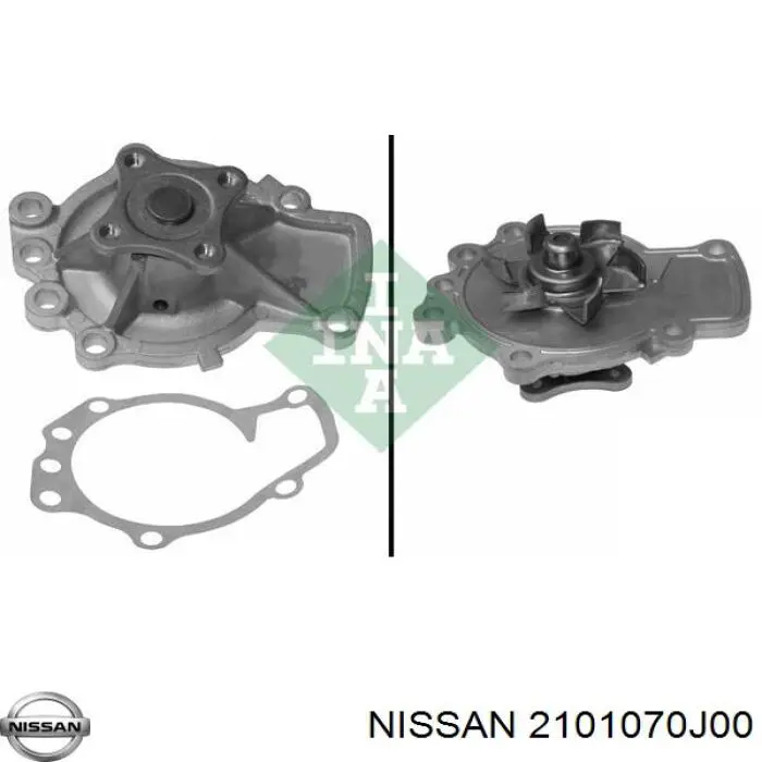 Помпа охолодження Nissan/Infiniti 2101070J00 ціна, від 19.50 USD
