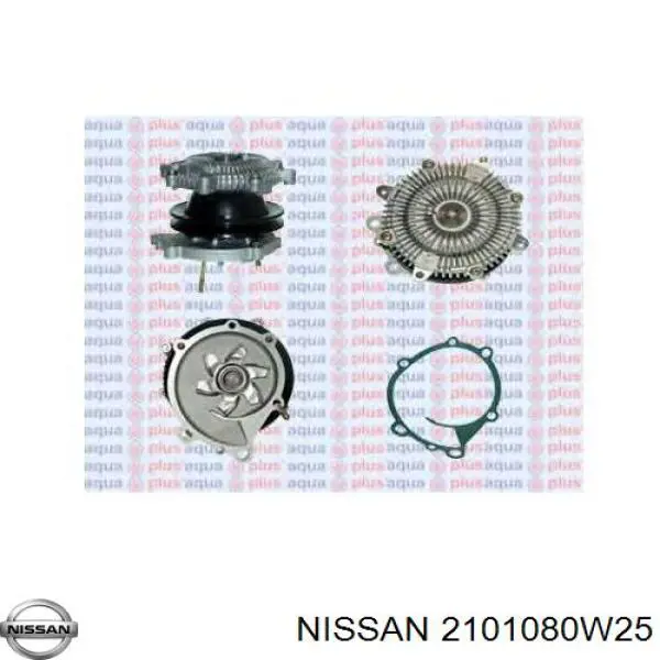 21010N5827 Nissan помпа водяна, (насос охолодження)