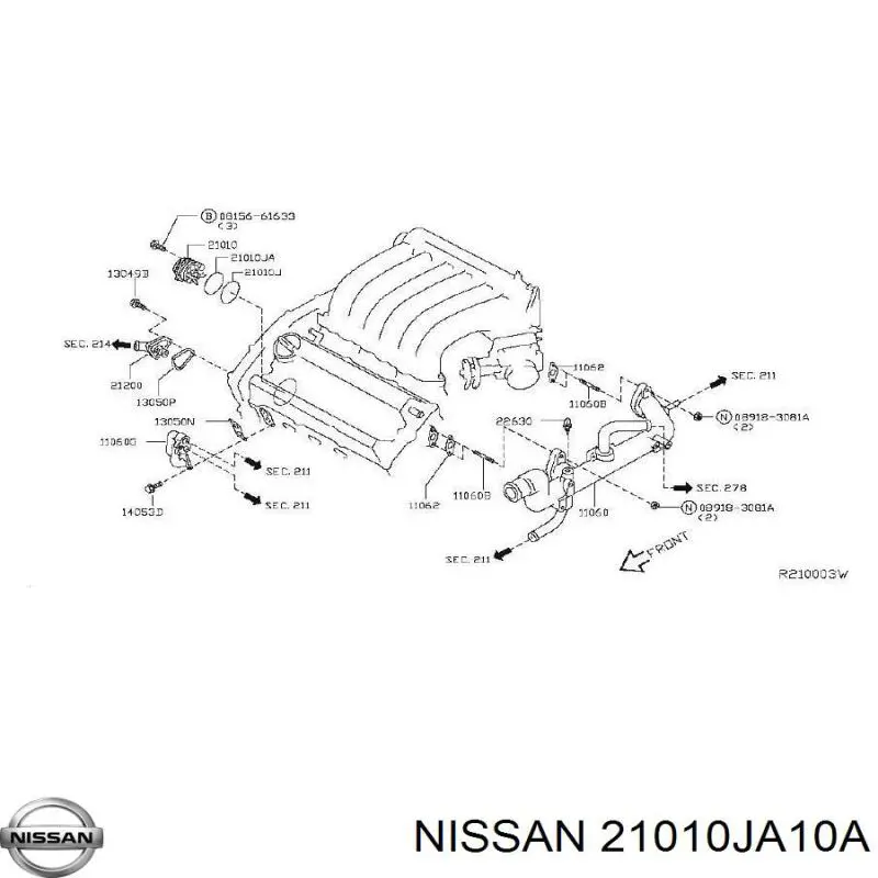  Помпа Nissan Murano 