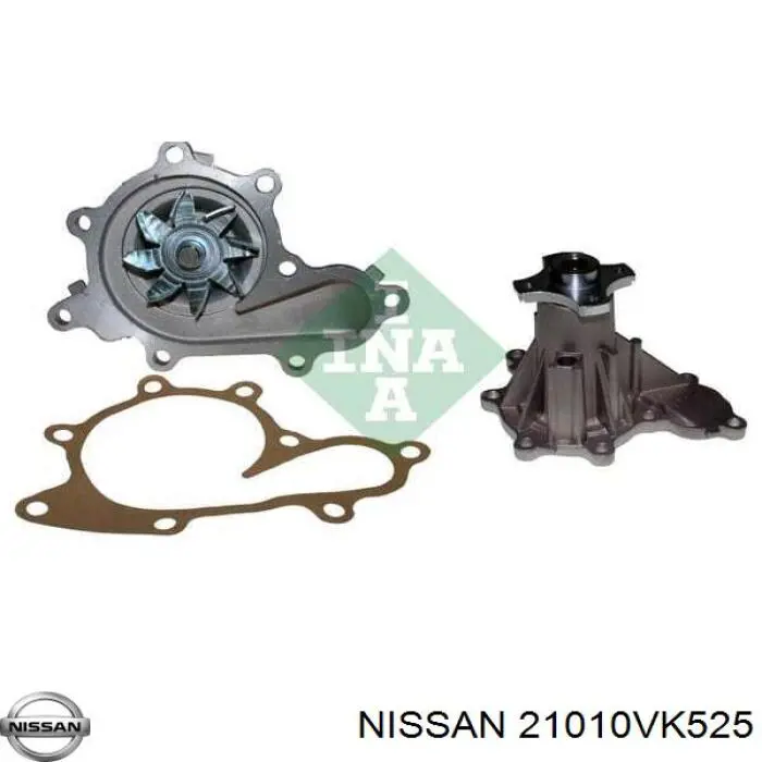 Помпа охолодження Nissan/Infiniti 21010VK525 ціна, від 22.08 USD
