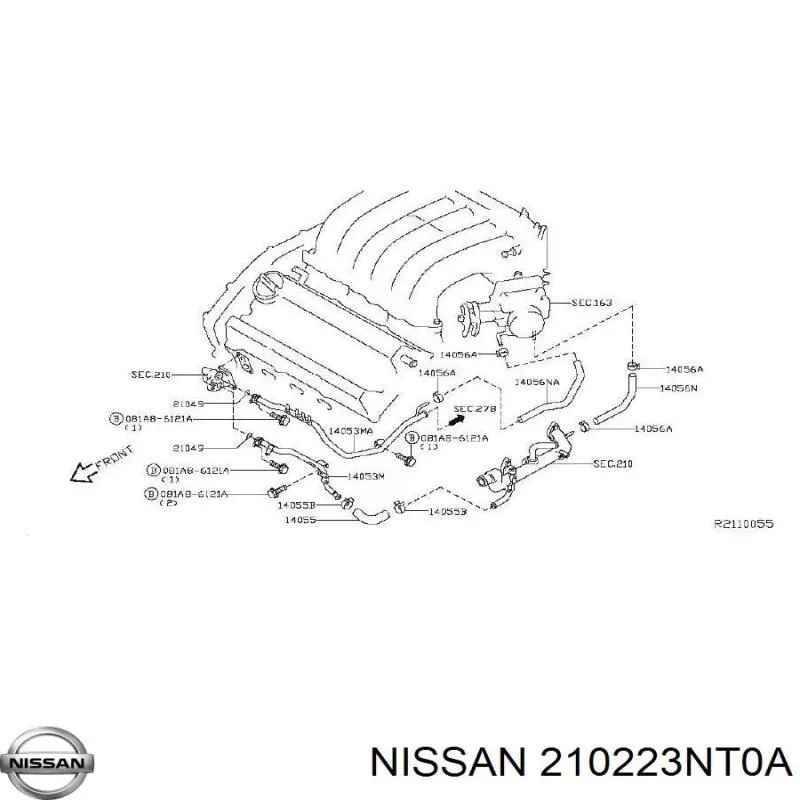  Nissan/Infiniti 210223NT0A ціна, від 19.06 USD