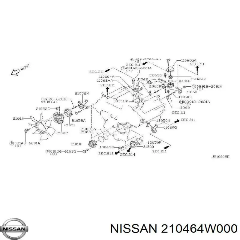 210464W000 Nissan/Infiniti 