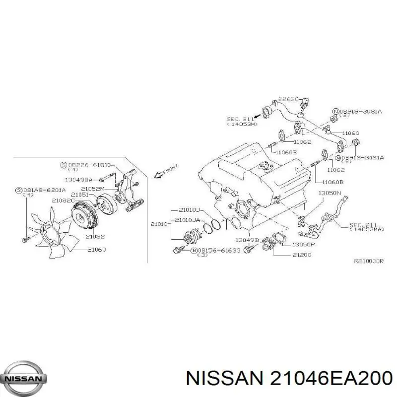 21046EA200 Nissan 
