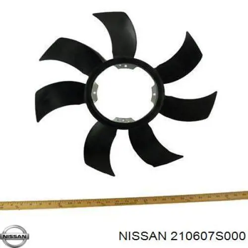 210607S000 Nissan/Infiniti Вентилятор / крильчатка радіатора охолодження