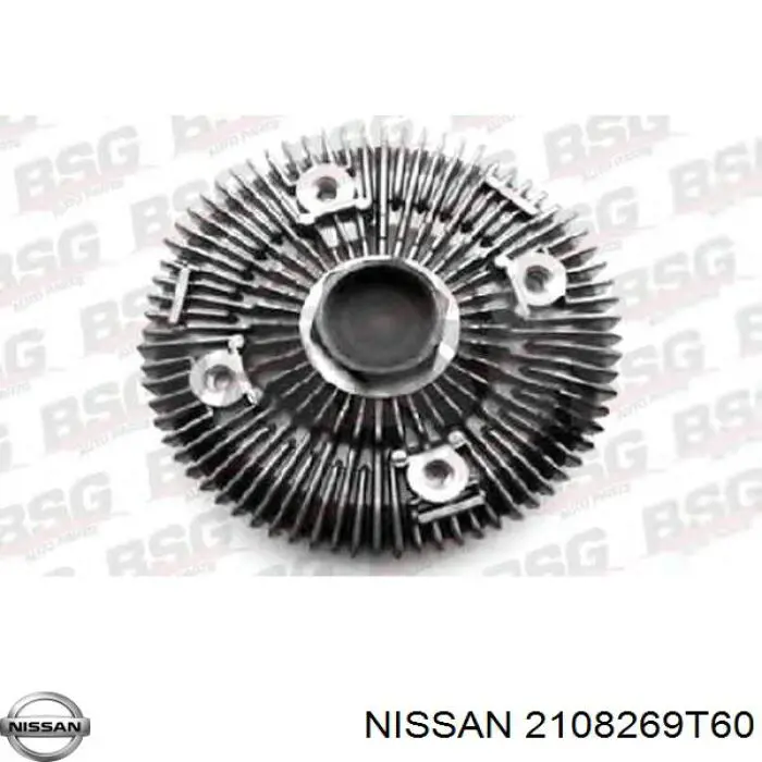 В'язкова муфта вентилятора Nissan/Infiniti 2108269T60 ціна, від 89.25 USD