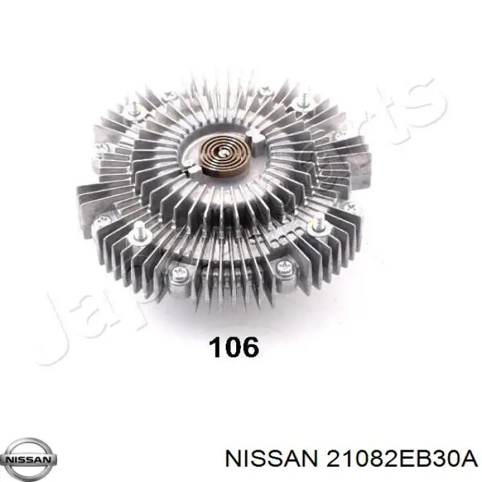 Вискомуфта, вязкостная муфта вентилятора охолодження 21082EB30A Nissan