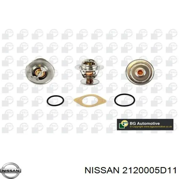 Купити 2120005D11 Nissan/Infiniti Термостат в корпусі