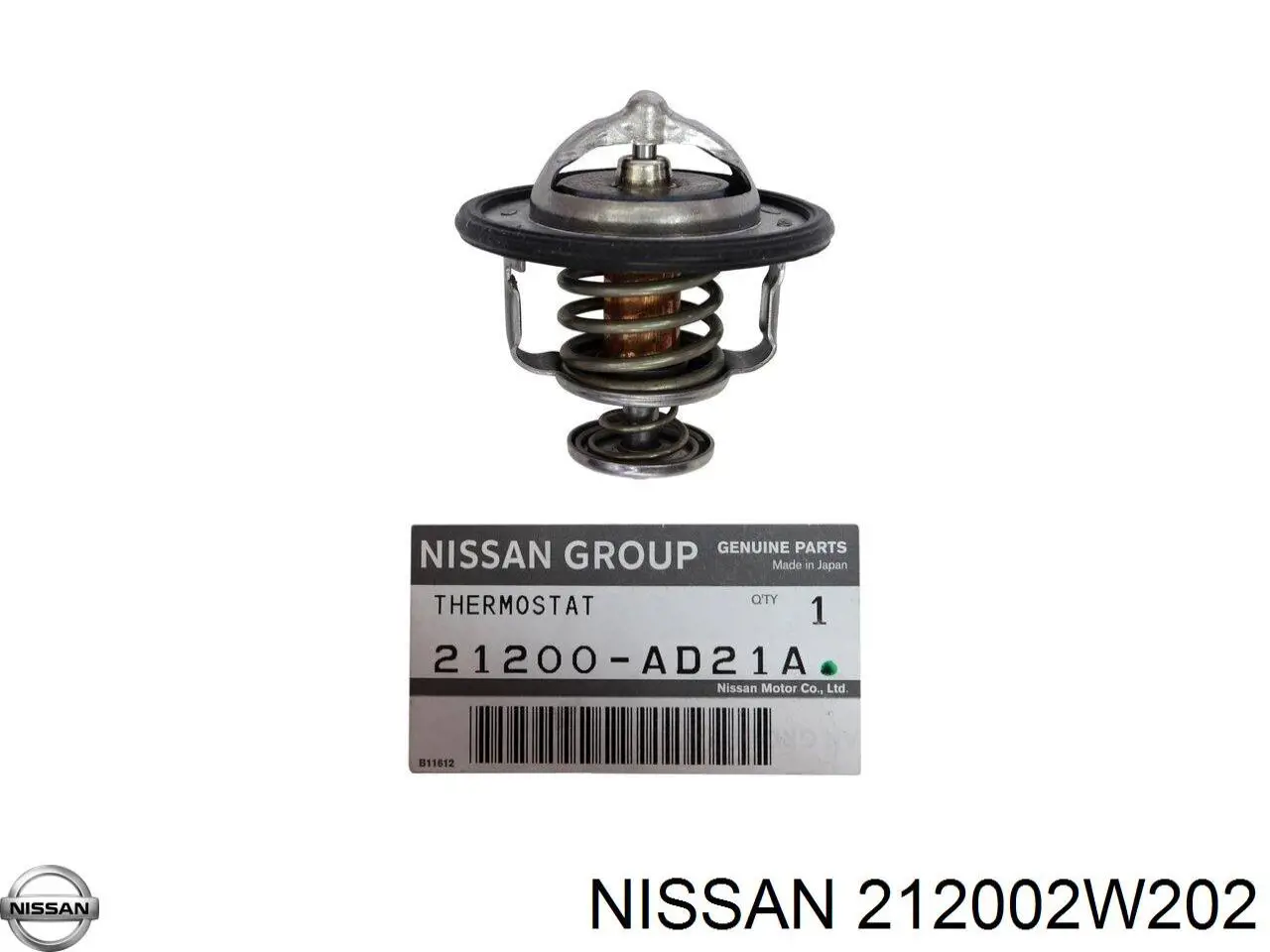Автомобільний термостат Nissan/Infiniti 212002W202 ціна, від 12.61 USD