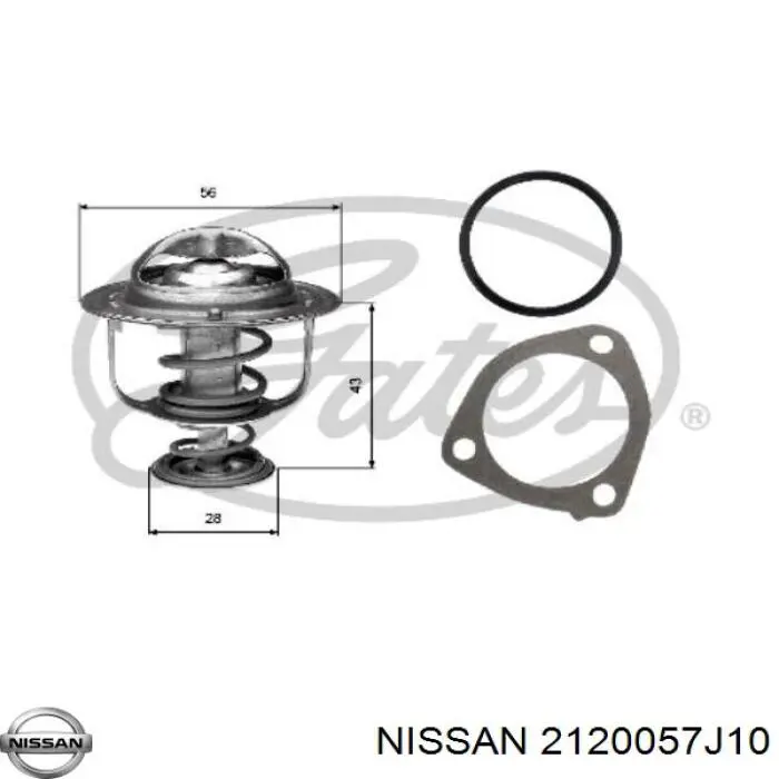 Термостат 2120057J10 Nissan