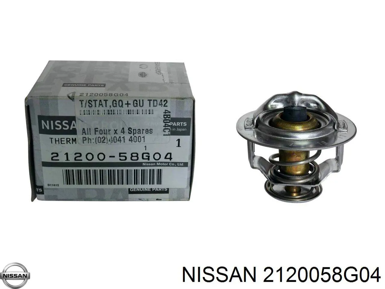 Купити 2120058G04 Nissan/Infiniti Термостат в корпусі