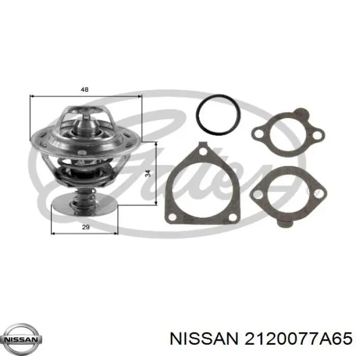 Термостат 2120077A65 Nissan