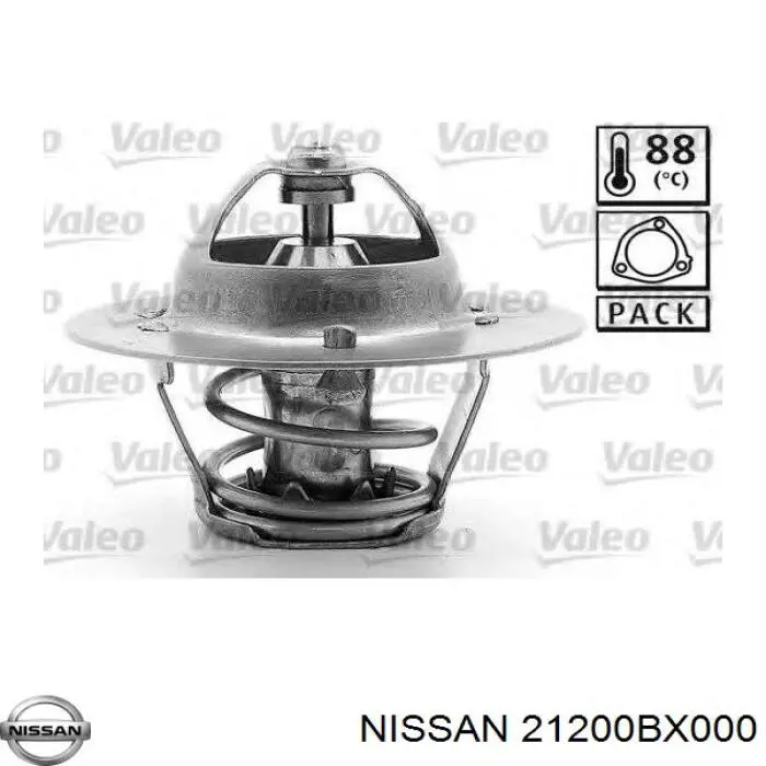 Купити 21200BX000 Nissan/Infiniti Термостат в корпусі