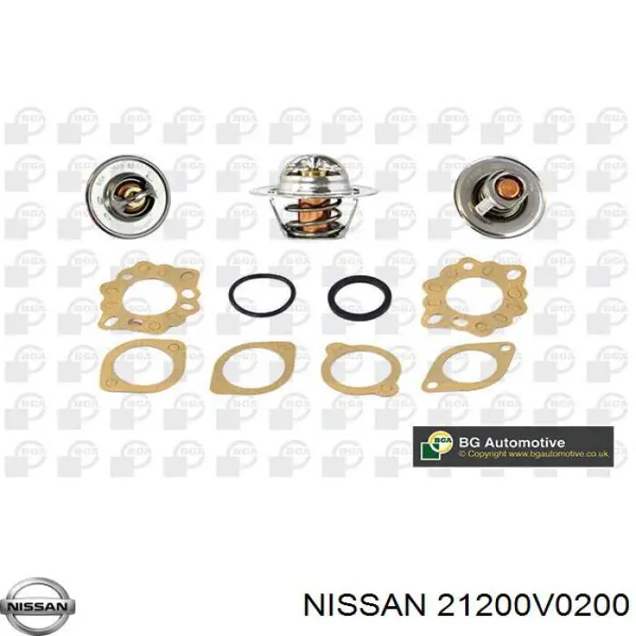 Автомобільний термостат Nissan/Infiniti 21200V0200 ціна, від 9.35 USD